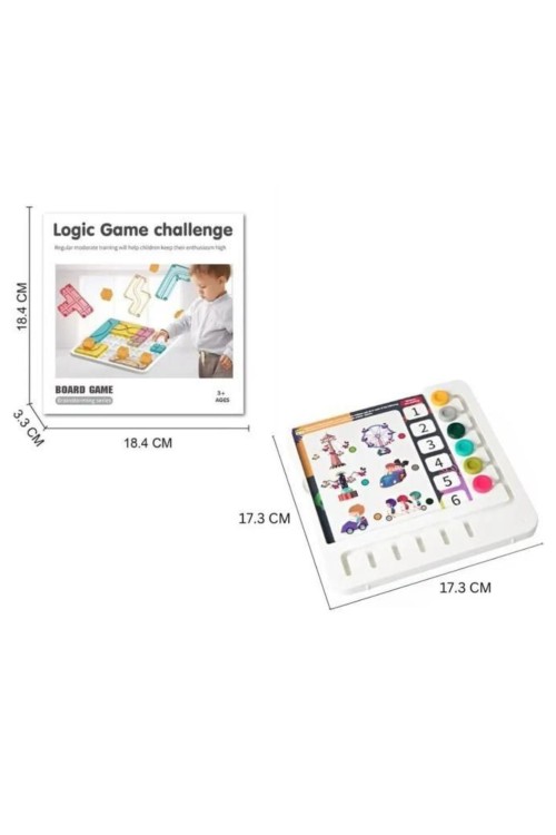 WOOPIE Zestaw 60 Gier Logicznych 3+
