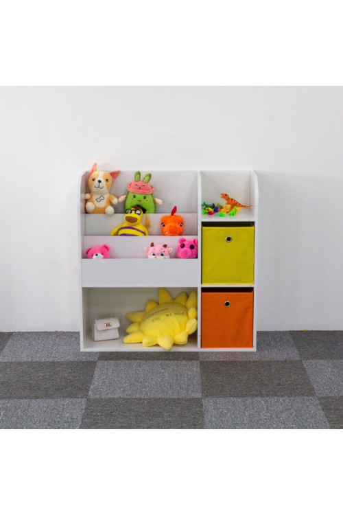 Regał drewniany dla dzieci szafka dziecięca przegrody organizer ECOTOYS