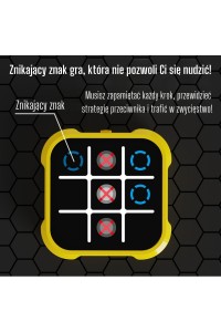 WOOPIE Gra Elektroniczna Kółko i Krzyżyk Logiczna Edukacyjna 4 Tryby Gry