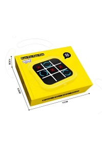 WOOPIE Gra Elektroniczna Kółko i Krzyżyk Logiczna Edukacyjna 4 Tryby Gry