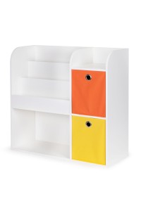 Regał drewniany dla dzieci szafka dziecięca przegrody organizer ECOTOYS