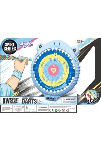 WOOPIE Magnetyczna Gra w Rzutki Bezpieczna Dart Tarcza Wesoły Rekinek