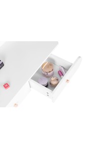 Duża nowoczesna toaletka kosmetyczna lustro półki ModernHome
