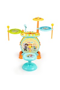 Perkusja organki 2w1 mikrofon karaoke mp3 led