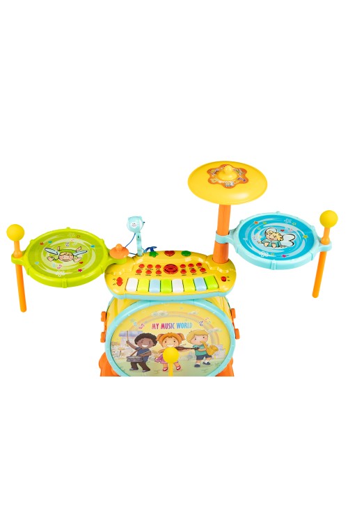 Perkusja organki 2w1 mikrofon karaoke mp3 led