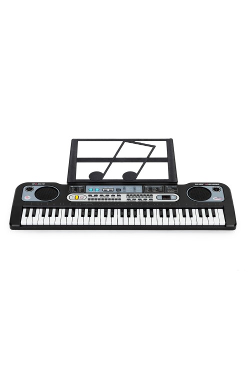 Duży keyboard pianino z mikrofonem dla dzieci + zasilacz