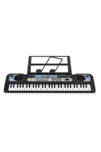 Duży keyboard pianino z mikrofonem dla dzieci + zasilacz