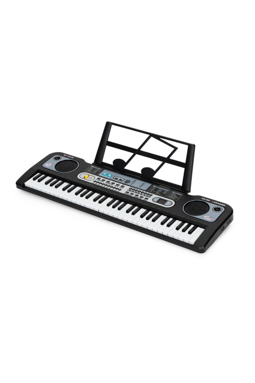 Duży keyboard pianino z mikrofonem dla dzieci + zasilacz
