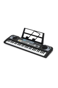 Duży keyboard pianino z mikrofonem dla dzieci + zasilacz