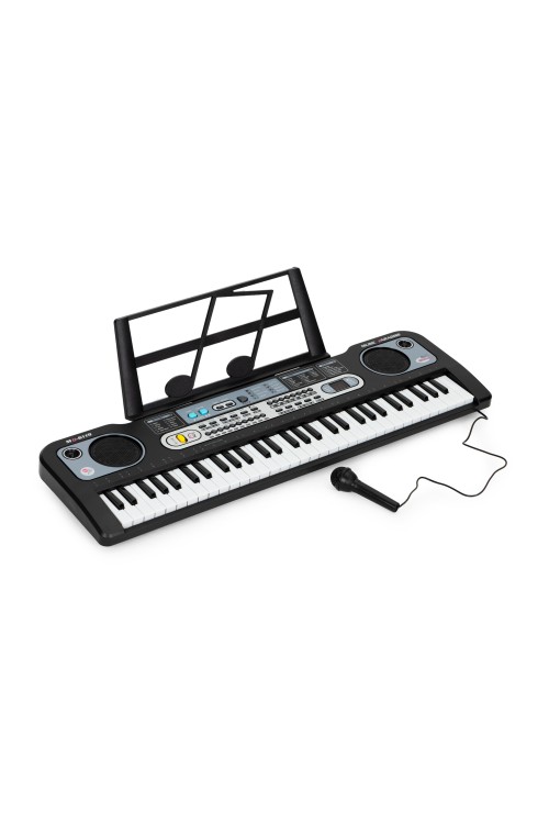 Duży keyboard pianino z mikrofonem dla dzieci + zasilacz