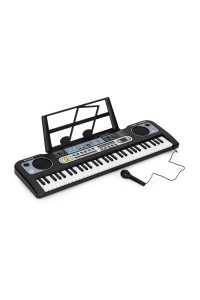 Duży keyboard pianino z mikrofonem dla dzieci + zasilacz