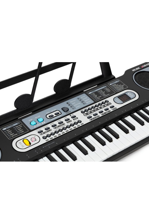 Duży keyboard pianino z mikrofonem dla dzieci + zasilacz