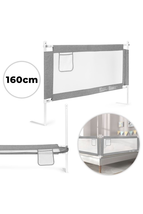 Barierka ochronna na łóżko 160 cm osłona zabezpieczenie dla dzieci ECOTOYS