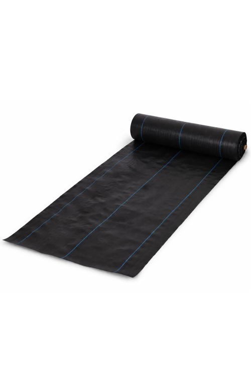 Agrowłóknina czarna agrotkanina UV 135g mata antychwastowa 3,2x50m kołki MulltiGarden