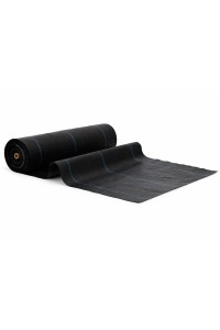 Agrowłóknina czarna agrotkanina UV 135g mata antychwastowa 3,2x50m kołki MulltiGarden
