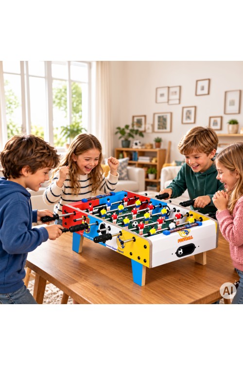 Piłkarzyki stołowe mini 70x35 cm stół do gry dla dzieci ECOTOYS
