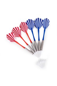 Elektroniczna tarcza do darta gry w rzutki lotki tablica LCD 38 cm 18 gier zestaw 6 rzutek