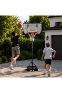 Kosz do koszykówki regulowany do 210 cm wolnostojący tablica obręcz MOVEPRO