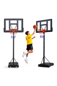 Kosz do koszykówki regulowany do 305 cm wolnostojący tablica obręcz MOVEPRO
