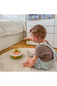 WOOPIE Gra Zręcznościowa Łowienie Dinozaurów 4w1 Katapulta