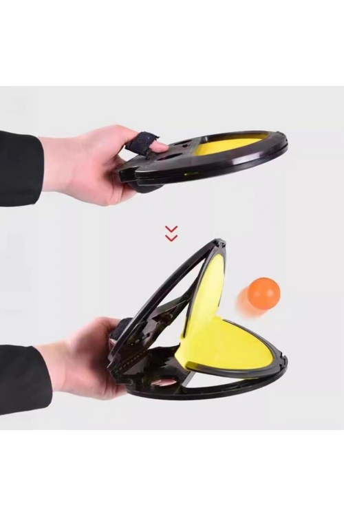 WOOPIE Catch Ball Gra Zręcznościowa Rzucaj Łap Paletka+ 2 Piłki