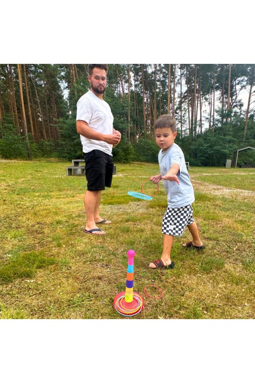 WOOPIE Gra Zręcznościowa Rzut do Celu Obręcze Ringo