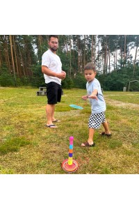 WOOPIE Gra Zręcznościowa Rzut do Celu Obręcze Ringo
