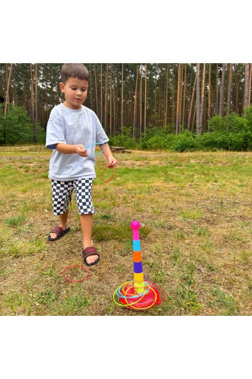 WOOPIE Gra Zręcznościowa Rzut do Celu Obręcze Ringo