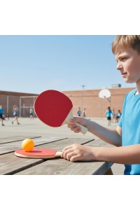 WOOPIE Paletki Rakietki Do Ping Pong Tenisa Stołowego Zestaw + 3 Piłeczki