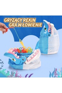 WOOPIE Gra Zręcznościowa ŁOWIENIE RYBEK Głodny Rekin GRYZIE DIY