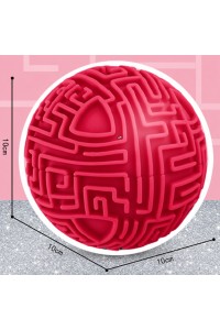 WOOPIE Czerwona Kula Labirynt 3D Gra Zręcznościowa Labirynt Łamigłówka
