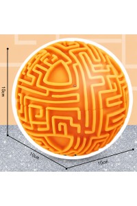 WOOPIE Pomarańczowa Kula Labirynt 3D Gra Zręcznościowa Labirynt Łamigłówka
