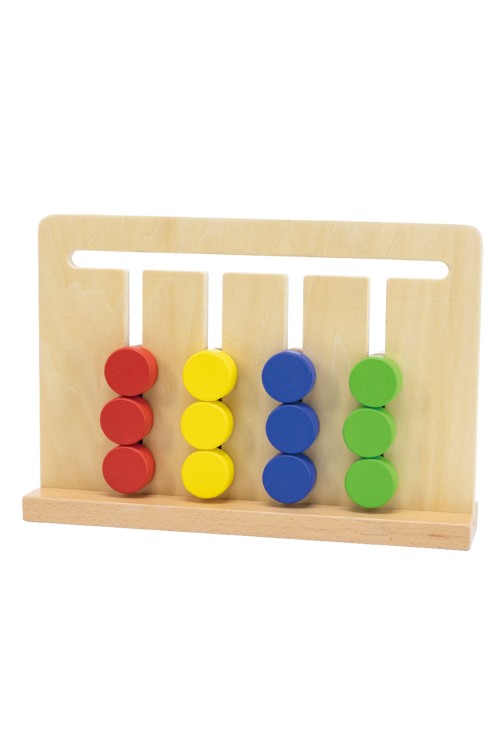 VIGA Gra Logiczna Odwzoruj Kolory i Figury Sorter Montessori