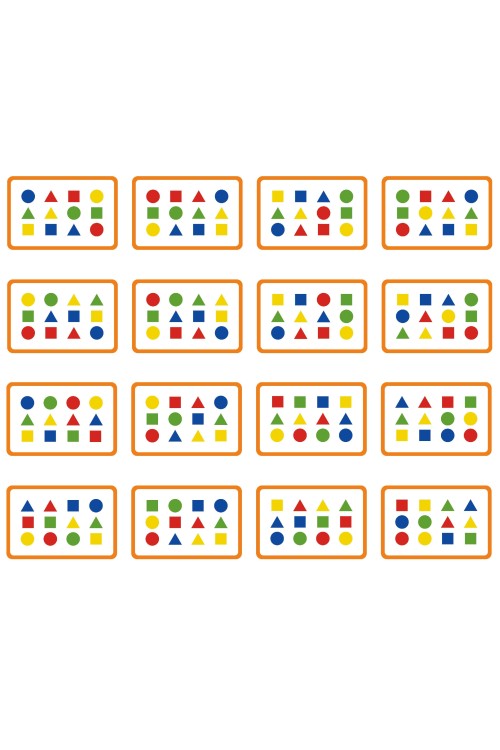 VIGA Gra Logiczna Odwzoruj Kolory i Figury Sorter Montessori