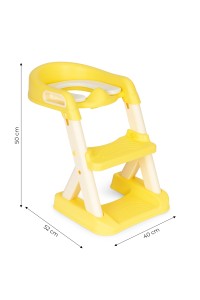 Nakładka na toaletę ze schodkami drabinką dla dzieci ECOTOYS