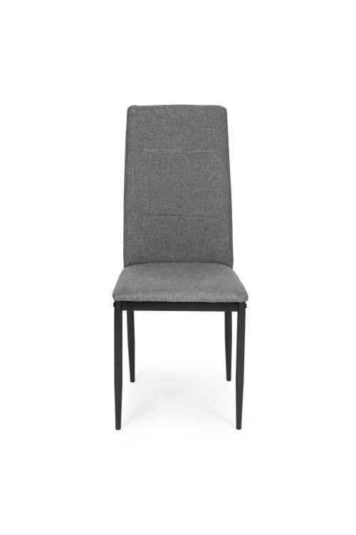 Komplet 4 krzeseł krzesło do jadalni i salonu szare ModernHome