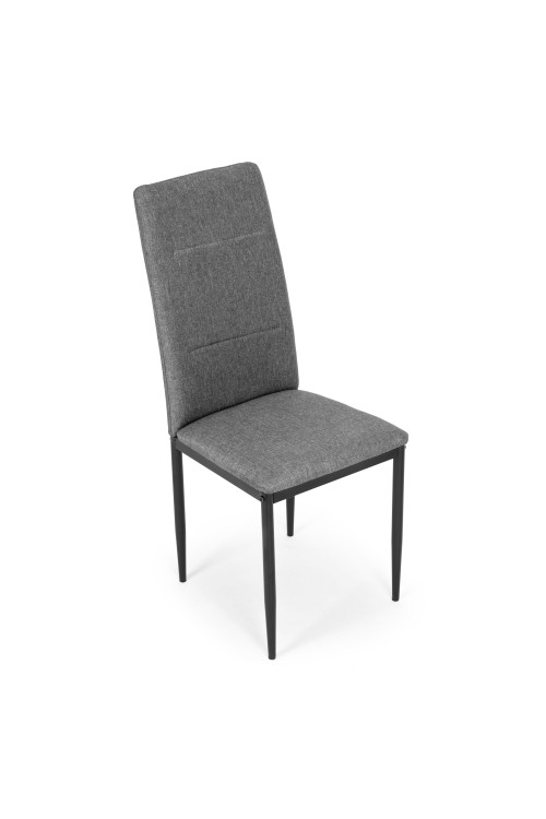 Komplet 4 krzeseł krzesło do jadalni i salonu szare ModernHome