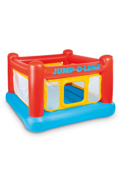 Trampolina dmuchana zamek 174x174x112 cm INTEX 48260