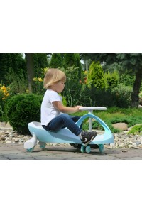 Jeździk grawitacyjny pojazd dla dzieci koła LED niebieski ECOTOYS