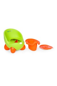 Nocnik toaleta sedes dla dzieci wyjmowany wkład antypoślizgowe nóżki zielony ECOTOYS