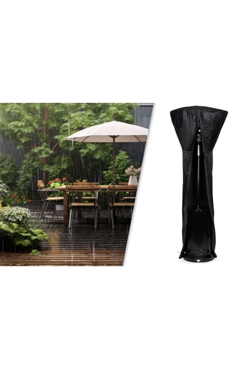 Ogrzewacz parasol gazowy grzejnik 13 kW szklany na ogród patio reduktor wąż pokrowiec MultiGarden