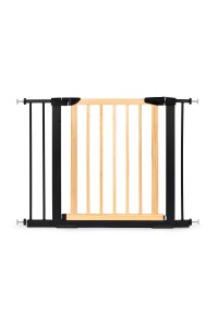 Bramka barierka zabezpieczająca 74-100 cm na schody i drzwi metal drewno dodatkowe panele