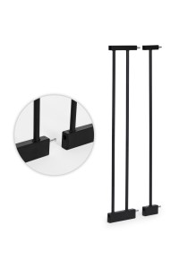 Bramka barierka zabezpieczająca 74-100 cm na schody i drzwi metal drewno dodatkowe panele