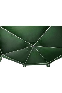 Namiot pawilon ogrodowy handlowy 2x2x2 m z moskitierą zielony MultiGarden
