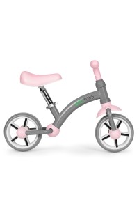 Rowerek biegowy dla dzieci koła EVA regulacja siodełka szary ECOTOYS