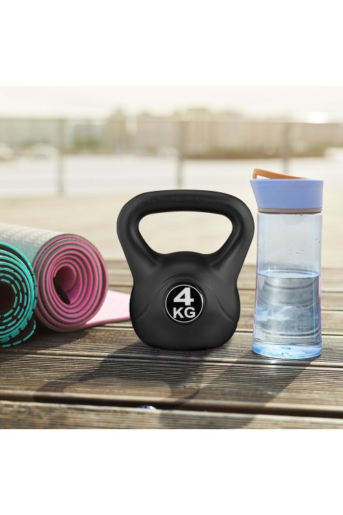 Kettlebell kettle 4 kg do ćwiczeń hantla kula odważnik obciążenie ciężar fitness ModernHome