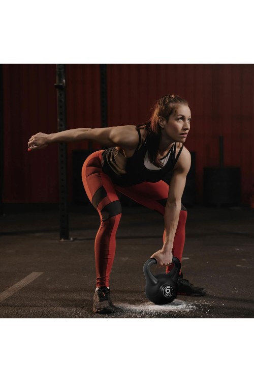 Kettlebell kettle 6 kg do ćwiczeń hantla kula odważnik obciążenie ciężar fitness MOVEPRO