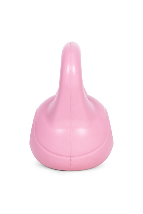 Kettlebell kettle 4 kg do ćwiczeń hantla kula odważnik obciążenie ciężar fitness różowy MOVEPRO