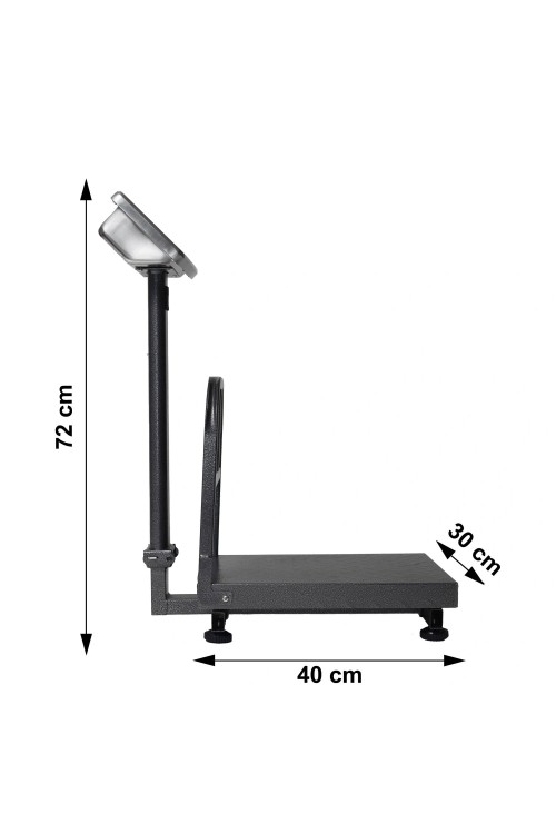 Waga elektroniczna 200 kg magazynowa sklepowa platformowa towarowa przemysłowa LCD