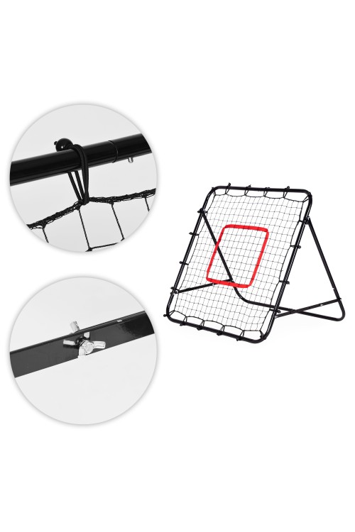 Rebounder do piłki nożnej trenażer piłkarski bramka do odbijania piłki 100x100 cm MOVEPRO